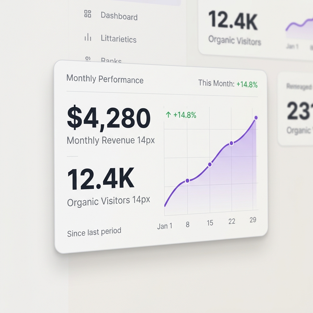 Analytics Dashboard UI